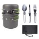 thumbnail image 2 of Olla para picnic, utensilios de cocina para acampar, utensilios para acampar, juego de utensilios de cocina para senderismo al aire libre Adepaton MZQ-0512, 2 of 8