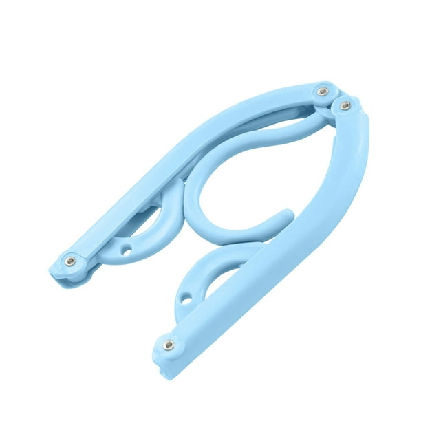 Popular! New Portable Folding Plastic Coat Hanger Travel Foldable Hanger