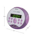 thumbnail image 3 of Radio despertador HANNLOMAX HX-129CR con Bluetooth y carga USB, 3 of 5