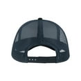 thumbnail image 3 of Atlantis Headwear RAPPER Sustainable Canvas Cap-Grey/ Navy, 3 of 3