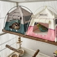 thumbnail image 2 of 1PC Breathable Mesh Small Pet Tent Hamster Hideout Foldable Parrot Cage Nest Sugar Glider Sleeping Beds Guinea Pig Cozy Habitats, 2 of 8