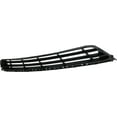 thumbnail image 2 of Bumper Grille Compatible With 2017-2018 Hyundai Santa Fe Sport Front Textured Dark Gray, 2 of 3
