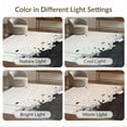 thumbnail image 7 of ODIKA 5'x7' Washable Area Rug Non-Slip, Chair-Friendly Abstract Blot Bold Asymmetrical Lines Brushstroke Minimalist for Dining Room, Under Table, Home Office, 7 of 7