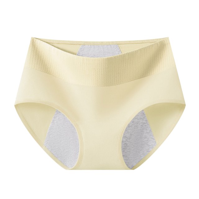 Zmoon Culotte Anti-Fuite pour Femmes, Couleur Unie, Période Menstruelle Quotidienne