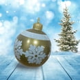 thumbnail image 6 of SDJMa Light Up PVC Inflatable Christmas Ball 23.6" Remote Inflatable Christmas Ball Glowing in The Dark Large Inflatable Decorated Ball for Christmas Yard Decoration,Indoor Outdoor Lawn Decor, 6 of 8