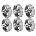 thumbnail image 2 of 10 Pcs Roulements à Billes Auto-Alignants Double Rangée Roulements à Billes Radiaux pour Boîtes de Vitesses Patins à Roulettes 1201, 2 of 14