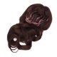 thumbnail image 4 of Peluca larga y rizada Ticfox para mujer hebilla color marrón con flequillo, 4 of 14