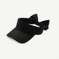 thumbnail image 5 of SikaFu Summer Sun Hats Women Fashion Girl Golf Hat Ribbon Bow Beach Hat Casual Empty Top Panama Grid Hat Bone Feminino Harajuku Gorros, 5 of 6