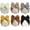 Fhml2370, variant on Girls Hair Bow Turban Hat 6 count Set, Top Bowknot  Wrap Beanie India Caps for