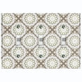 thumbnail image 1 of Metal Light Switch Plate Cover Mandala Green Tan Floral Pattern Damask MDL108, 1 of 13