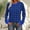 Blue, variant on Christmas round-neck checked sweatershirts, printed long-sleeved tops, Fall and winter fashion outfits
