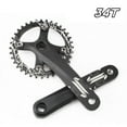 thumbnail image 1 of MYG Square Taper Crankset Chainring 104BCD 32T 34T 36T 38T Narrow Wide Tooth, 1 of 9