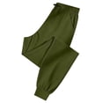 thumbnail image 5 of Stamzod Womens Joggers with Pockets Elastic Waist Athletic Sweatpants Casual Jogging Workout Yoga Pants Army Green D XXL, 5 of 9