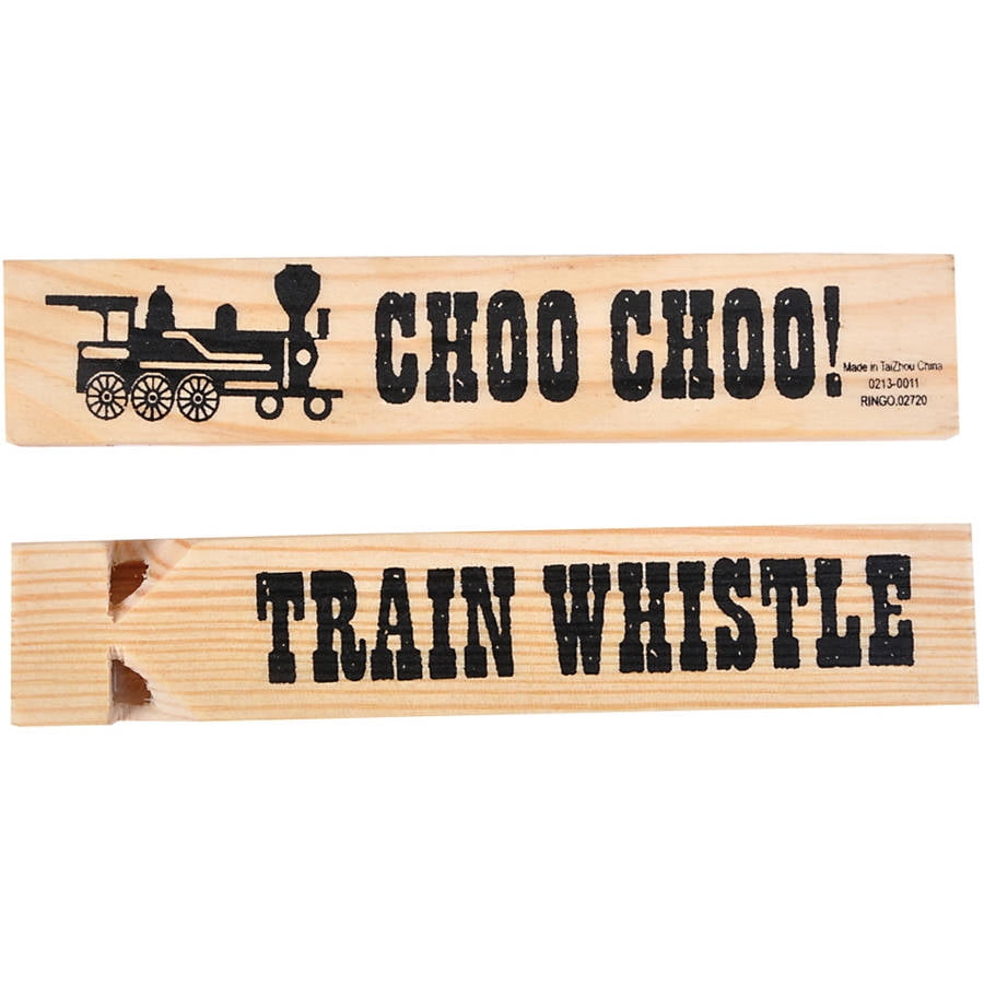 Wooden Train Whistle Halloween Costume Idea Train Conductor Party Favors 