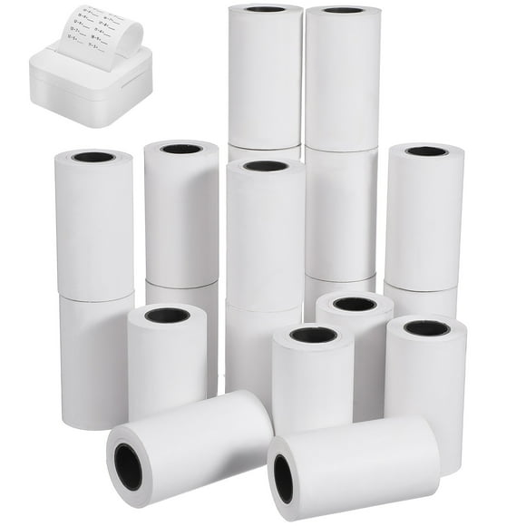 Rollos térmicos de 20 rollos de papel térmico en blanco para minoristas de máquinas de tarjetas de crédito