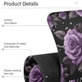 thumbnail image 4 of Yayeee Faucet Mat for Kitchen Sink 30" Diatomite Long Splash Guard Pad, Black Roses, 2 Pack, 4 of 7