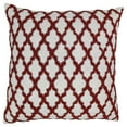 thumbnail image 1 of Blazing Needles 20 x 20 in. Moroccan Patterned Beaded Cotton Throw Pillow, 1 of 4