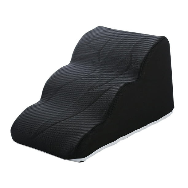 Rampa para perros con escalera antideslizante y cubierta desmontable para sofá cama. Negro
