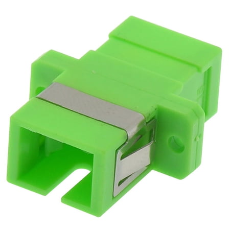 ACCL SC/APC Singlemode Simplex Fiber Optic Coupler with Flange Green 5 Pack ACCL SC/APC Singlemode Simplex Fiber Optic Coupler with Flange Green 5 Pack