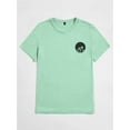 thumbnail image 3 of Coconut Tree Stripe Men's Graphic Tee with Short Sleeves, Sizes S-2XL, 3 of 8