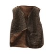 thumbnail image 1 of JUNWELL Women‘s Soft Fleece Vest Sleeveless Button Up Jacket Coat with Pockets, 1 of 3