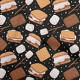 thumbnail image 1 of oneOone Cotton Cambric Black Fabric Food Craft Projects Decor Fabric Printed By The Yard 42 Inch Wide, 1 of 6