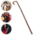 thumbnail image 3 of Miangastore 1Set Wizard Staff Golden Plastic Long Stick Stage Performance Prop Costume Cane, 3 of 8