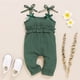 thumbnail image 3 of Mameluco de una pieza para niños recién nacidos, bebés, niños y niñas, mono con volantes y cuello Halter Sailing Electrónica, 3 of 6