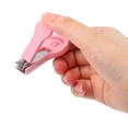 thumbnail image 2 of Unique Bargains Portable Nail Clippers Toenail Clippers 2.44"x0.98"x0.51" Pink, 2 of 6