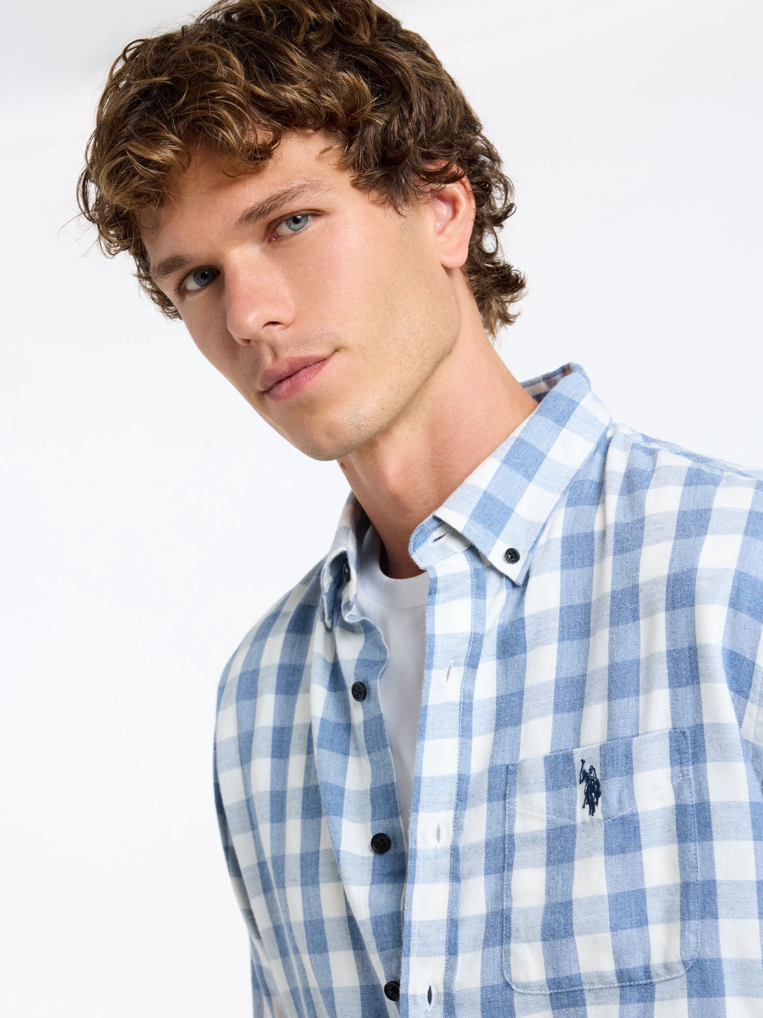 U.S. Polo Assn. Men's Classic Holiday Plaid Button-Down Shirt