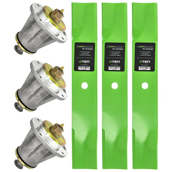 8TEN Deck Spindle Blade Kit for Husqvarna TRD 48 966956101 539131383 MK1014648