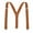 Brown, variant on Classic Solid Color Dress Suspenders For Formal Trouser Braces With Metal Clips And Adjustable Straps For Business Attire And Wedding Events Soft Stylish Basic Suspenders