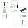 thumbnail image 6 of Urban Deco Bird Feeding Station with Water Bowl and Mesh Tray, Includes Wing Nuts, 75.6 in Height, 6 of 7