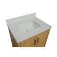 thumbnail image 3 of California 30" Bathroom Vanity with Blonde Veneer Cabinet and Matte White Top, 3 of 7