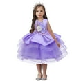 thumbnail image 2 of KAWELL Flower Girls Dress for Wedding Children's Embroidery Ruffle Party Easter Tutu Dress, 2 of 5