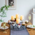 thumbnail image 6 of Sziqiqi Fireplace Decor 9 Candelabras for Inside Fireplace Mantle Black Iron Pillar Candle Holders for Table Centerpiece, 6 of 8