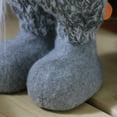 thumbnail image 3 of Northlight 18" Grey and White Table Top Christmas Gnome Decoration, 3 of 4