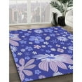 thumbnail image 2 of Ahgly Company Indoor Rectangle Patterned Purple Mimosa Purple Area Rugs, 7' x 9', 2 of 6