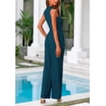 thumbnail image 2 of Conjunto de Ropa Casual para Mujer PRETTYGARDEN Top Corto y Pantalón Palazzo de Pierna Ancha Talla S, 2 of 8