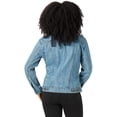 thumbnail image 2 of Wrangler Womens Relaxed Fit Memory Maker Jean Jacket Large Basin, 2 of 6
