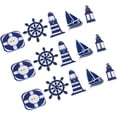 thumbnail image 1 of Yazoeia 50pcs Clothes Buttons Wooden Button Nautical Style Buttons DIY Clothes Button Boat Button for Clothes CJC912-139500, 1 of 9