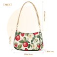 thumbnail image 3 of FORMRS Womens Shoulder Bag with Chain Strap Clutch Purse Cute Tote Handbag, Apple Leaves Pattern, 3 of 7