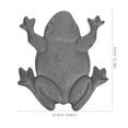thumbnail image 6 of HONMEET Paving Stones For Garden Cast Iron Frog Shaped Stepping Stone Silver Nonslip Surface 1Pack, 6 of 7