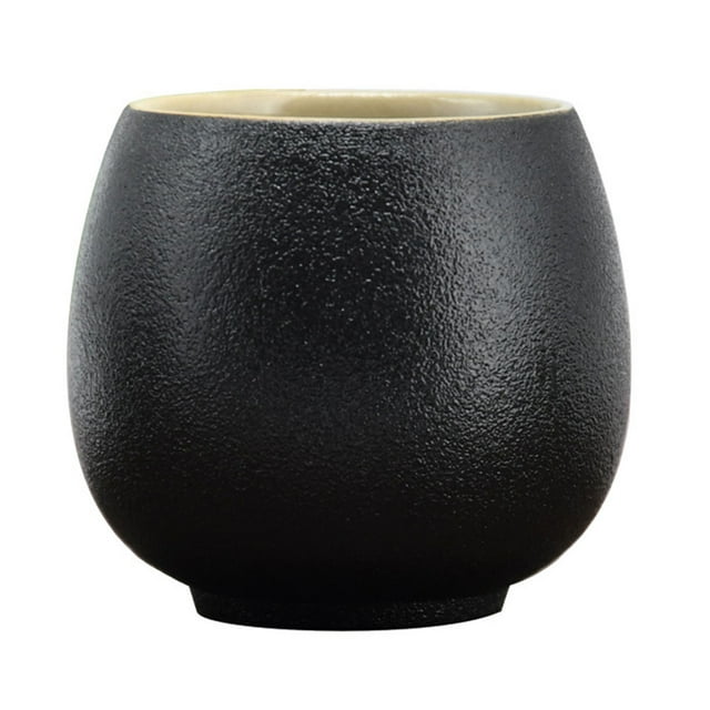 Black Sample Tea Cup Household Tea Cup Home Tea Cup Ceramic Drinking Cup
