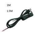 thumbnail image 5 of DIY 5V USB 2Pin Power Charge Cable 1m/1.5m Wire with Replacement Charge Cable Cord with On Off Power, 5 of 9