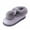 Grey, variant on Women's on Fuzzy Slippers Knit Memory Foam with Arch Support Lined Chenille Anti- Sole Print Fuzzy Plush House Shoes for Women Indoor Outdoor Bride Gifts