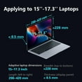 thumbnail image 3 of Triple Screen Laptop Monitor, 14 Inch 1920x1200 IPS Portable Monitor With Carrying Bag For Laptop, 16:10 Display Ratio Plug And Play HD Screen Extender For 15 To 17.3 Inch Laptops, 3 of 8
