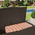 thumbnail image 2 of Suncast 124 Gal Extra Large Wicker Resin Outdoor Patio Storage Deck Box, Java, 2 of 5
