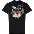 thumbnail image 3 of Inktastic Blessed to Be a Grandma with Flowers T-Shirt, 3 of 5