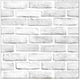 thumbnail image 1 of Papel Tapiz Ladrillos Blancos HappyWare Autoadherible 45cm X 10m, 1 of 6